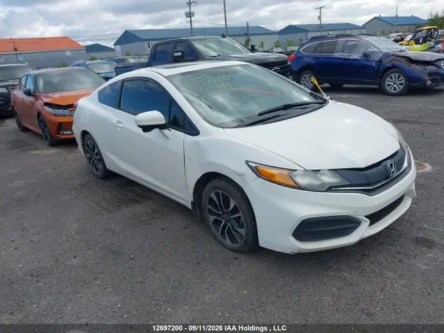 2HGFG3A56FH001404 — 2015 Honda Civic EX, Left Side, фото до ремонта