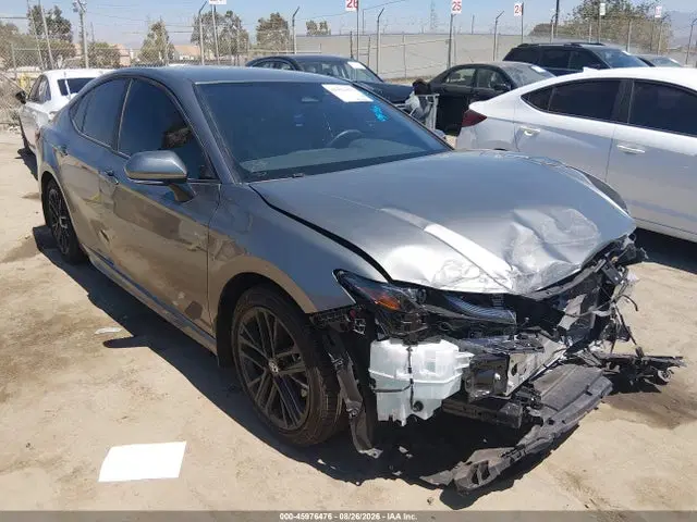 4T1DAACK5SU600781 — 2025 Toyota Camry SE, Front End, фото до ремонта