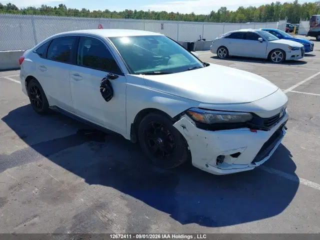 2HGFE2F22NH102890 — 2022 Honda Civic LX, Front, фото до ремонта