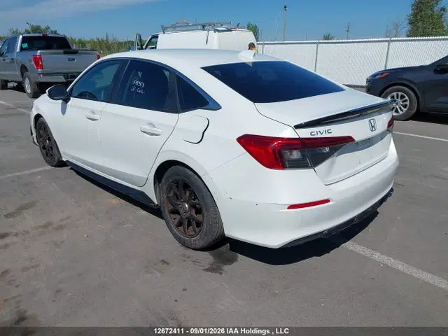 2022 Honda Civic Lx VIN 2HGFE2F22NH102890 фото 3