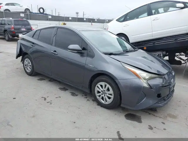 JTDKBRFU3G3000892 — 2016 Toyota Prius Two, Front & Rear, фото до ремонта