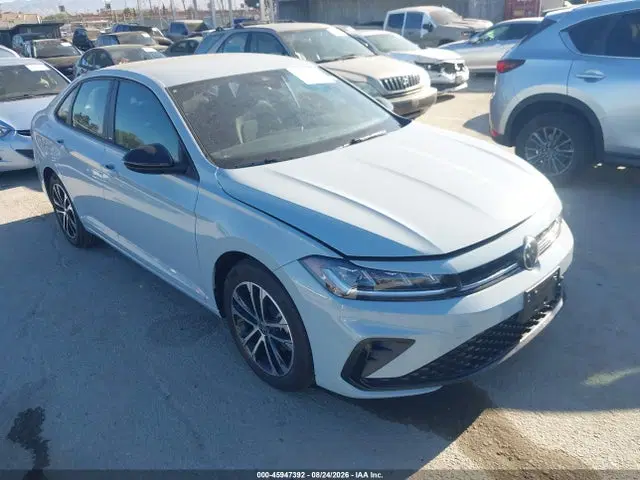 3VWBX7BU0SM089644 — 2025 Volkswagen Jetta 1.5T Sport, Левый бок (Left Side), фото до ремонта