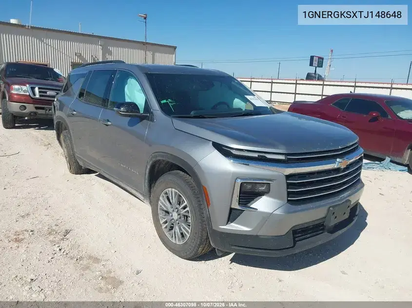 1GNERGKSXTJ148648 — 2026 Chevrolet Traverse, Левая сторона, фото до ремонта