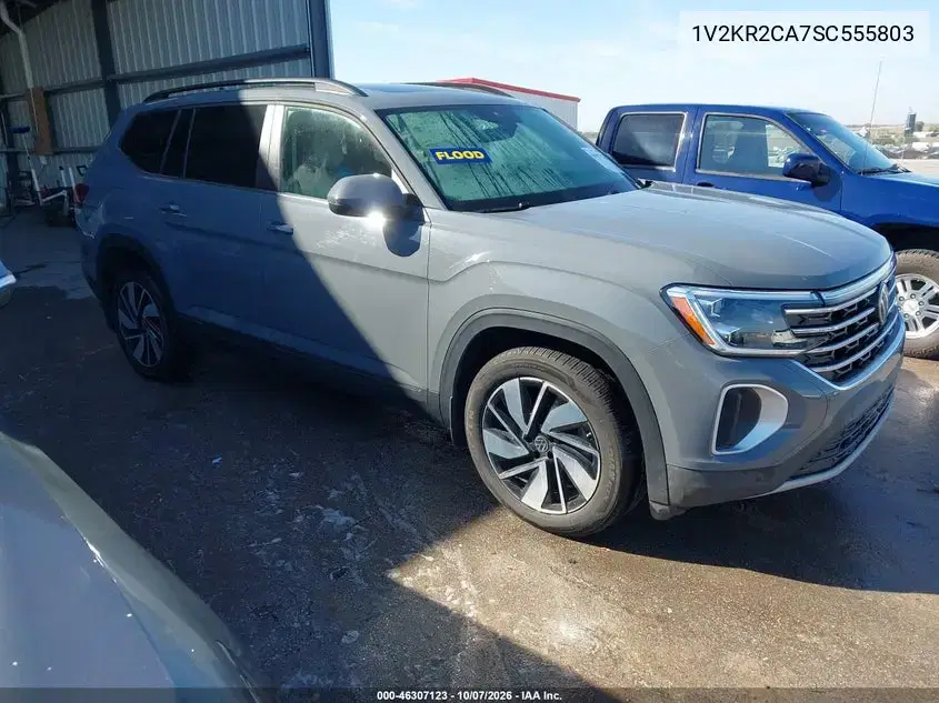1V2KR2CA7SC555803 — 2025 Volkswagen Atlas, подтопление, фото до ремонта