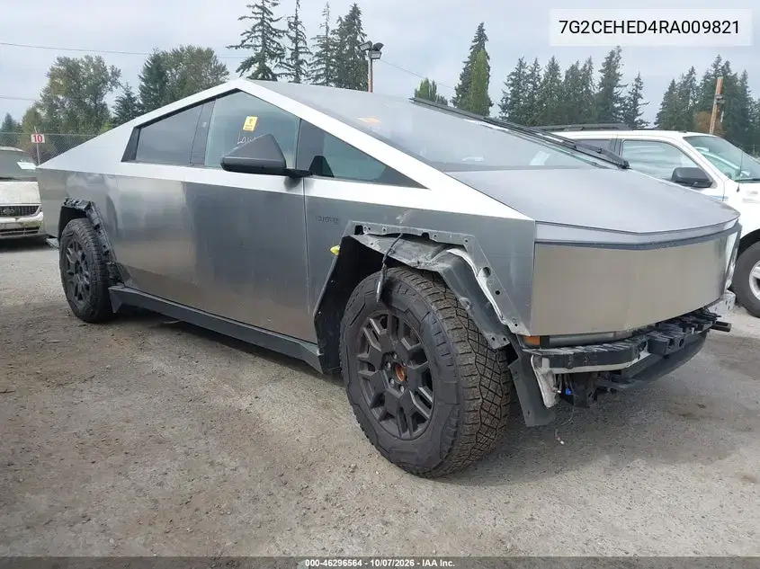 7G2CEHED4RA009821 — 2024 Tesla Cybertruck, Биологическая опасность, фото до ремонта