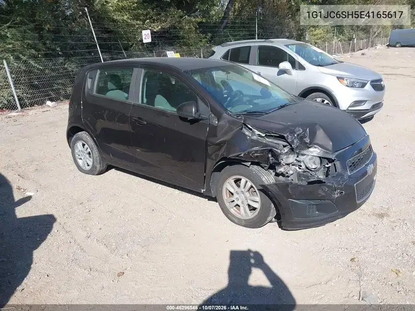 1G1JC6SH5E4165617 — 2014 Chevrolet Sonic, передняя часть, фото до ремонта