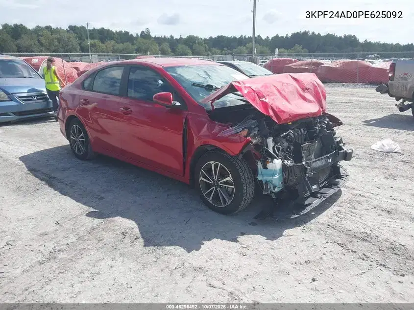 3KPF24AD0PE625092 — 2023 Kia Forte, передняя часть, фото до ремонта