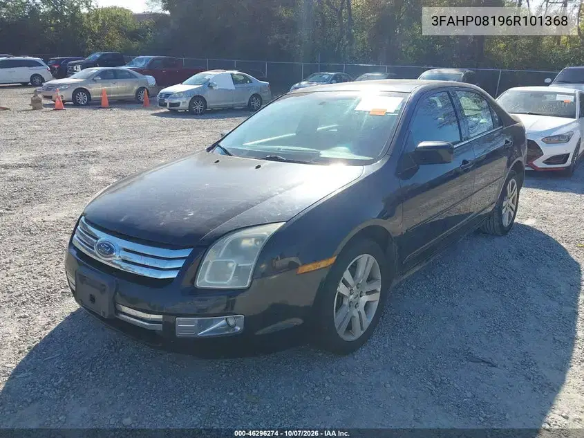 2006 Ford Fusion Sel VIN 3FAHP08196R101368 фото 3