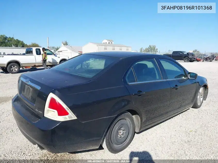 2006 Ford Fusion Sel VIN 3FAHP08196R101368 фото 5