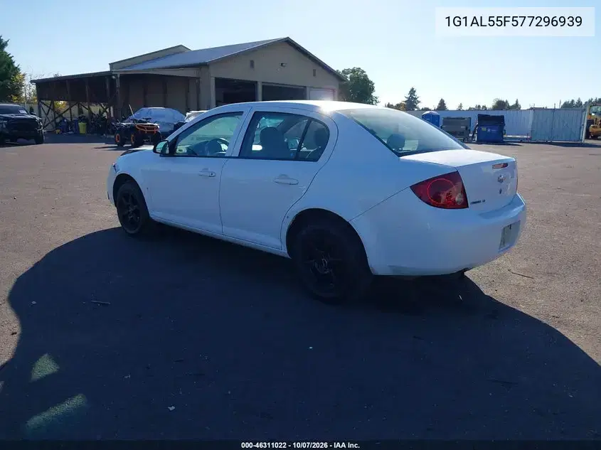 2007 Chevrolet Cobalt Lt VIN 1G1AL55F577296939 фото 3