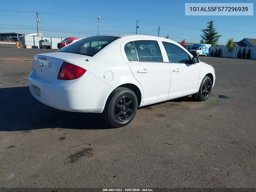 2007 Chevrolet Cobalt Lt VIN 1G1AL55F577296939 фото 4