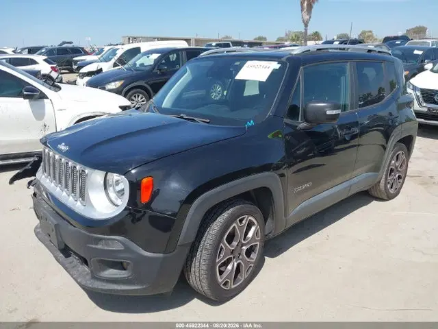 2018 Jeep Renegade Limited Fwd VIN ZACCJADB9JPH87912 фото 2