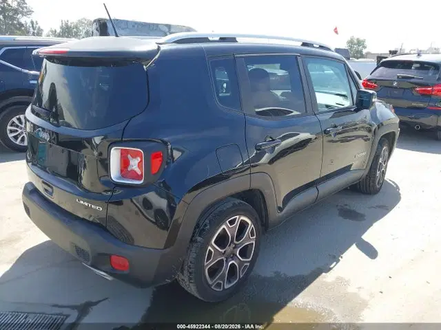 2018 Jeep Renegade Limited Fwd VIN ZACCJADB9JPH87912 фото 4