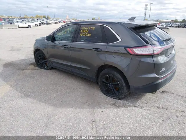 2016 Ford EDGE SEL VIN 2FMPK4J9XGBC38701 фото 3