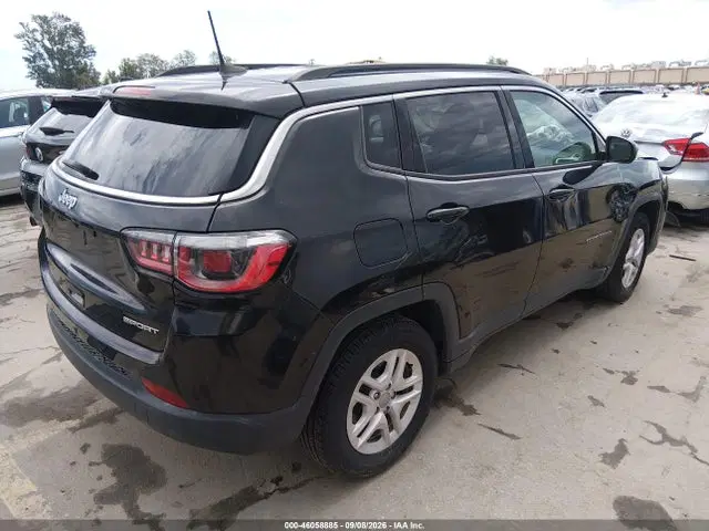 2019 Jeep Compass Sport Fwd VIN 3C4NJCAB8KT743922 фото 4