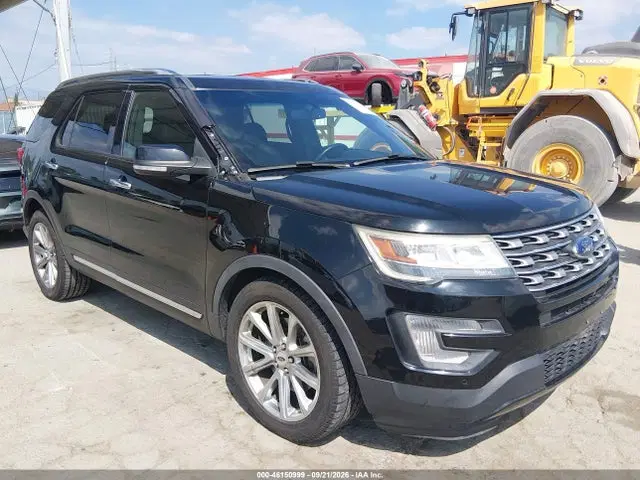 1FM5K7F85HGC33733 — 2017 Ford Explorer Limited, Rear, фото до ремонта