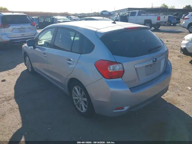 2014 Subaru Impreza 2.0i Premium VIN JF1GPAC63E8298249 фото 3