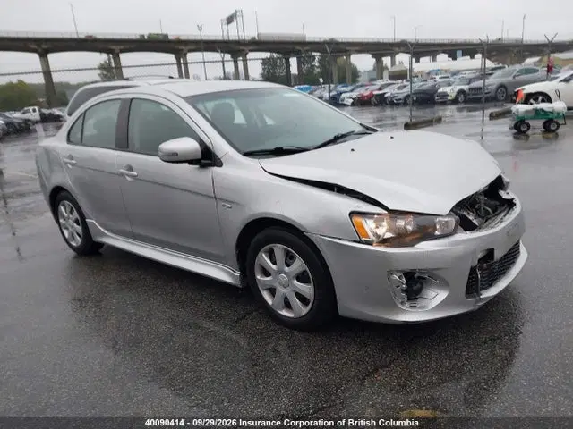 JA32U2FU5HU602589 — 2017 Mitsubishi Lancer ES, Front, фото до ремонта