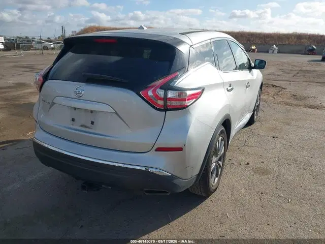 2016 Nissan Murano Platinum/s/sl/sv VIN 5N1AZ2MG1GN109783 фото 4