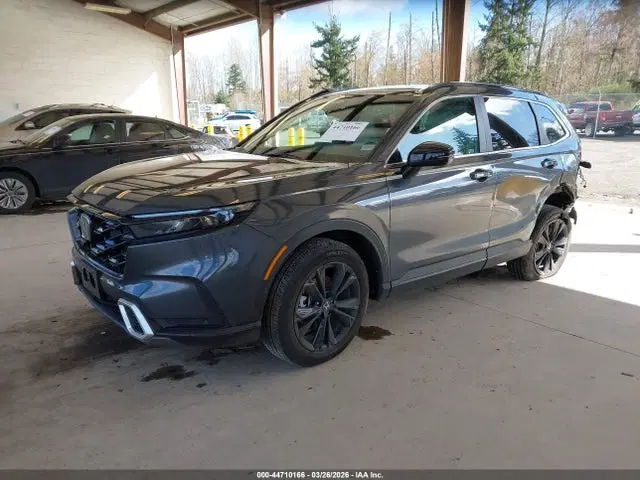 2025 Honda Cr-v Hybrid Sport Touring VIN 5J6RS6H9XSL042906 фото 2