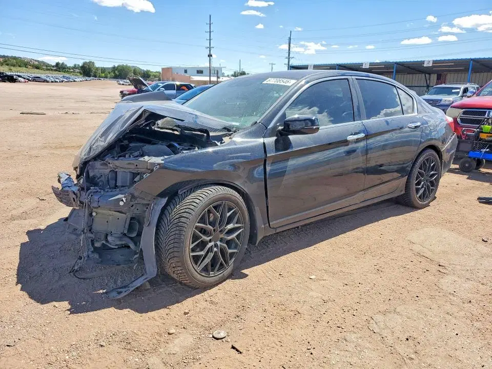 1HGCR2F81EA173444 — 2014 Honda Accord, Front End, фото до ремонта