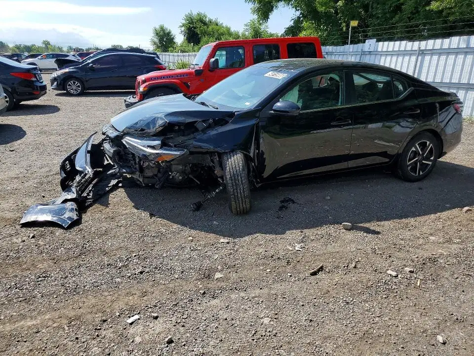 3N1AB8CV3RY349633 — 2024 Nissan Sentra, FRONT END, фото до ремонта