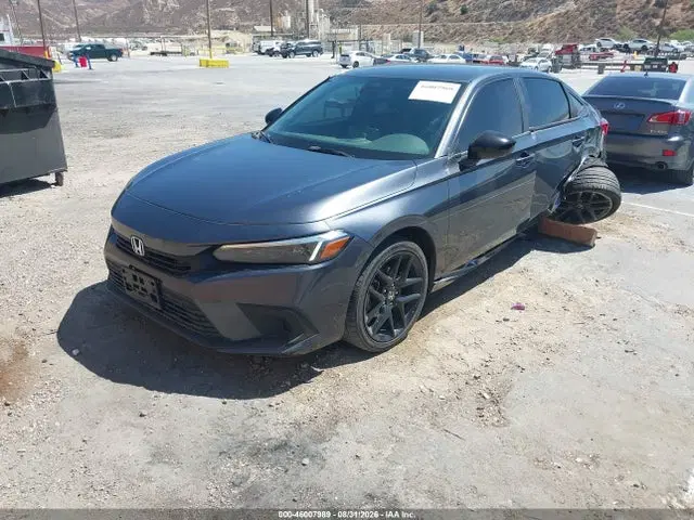 2022 Honda Civic Sport VIN 2HGFE2F55NH524288 фото 2