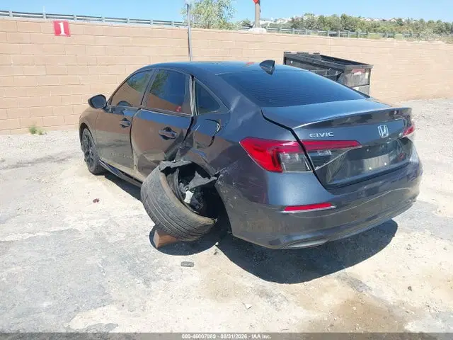 2022 Honda Civic Sport VIN 2HGFE2F55NH524288 фото 3