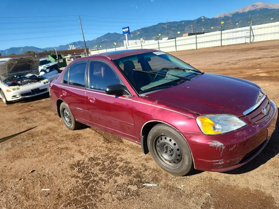 2002 HONDA CIVIC VIN 1HGES26892L001661 фото 4