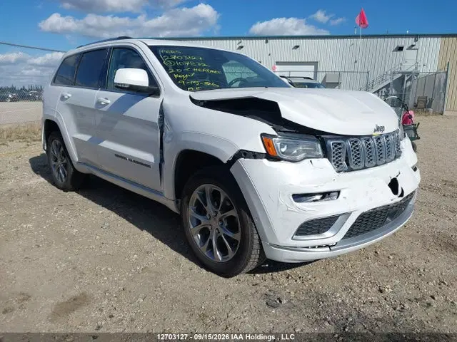 1C4RJFJG0LC107832 — 2020 Jeep Grand Cherokee Summit, Передняя часть (Front), фото до ремонта