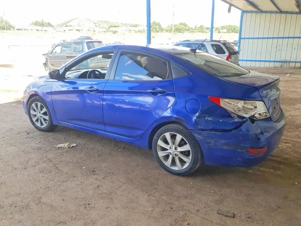 2012 HYUNDAI ACCENT VIN KMHCU4AE1CU087578 фото 2