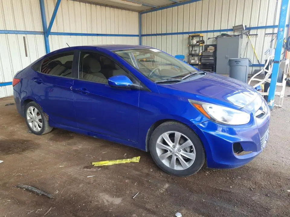 2012 HYUNDAI ACCENT VIN KMHCU4AE1CU087578 фото 4