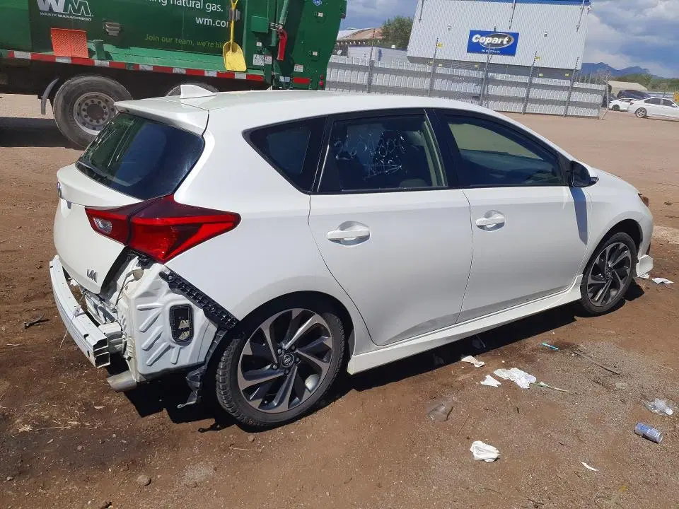 2018 TOYOTA COROLLA IM VIN JTNKARJE5JJ567784 фото 3