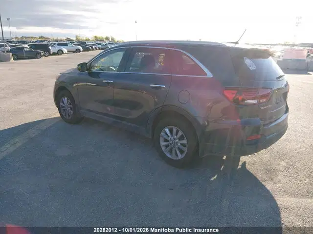 2019 KIA SORENTO LX VIN 5XYPGDA38KG455363 фото 3