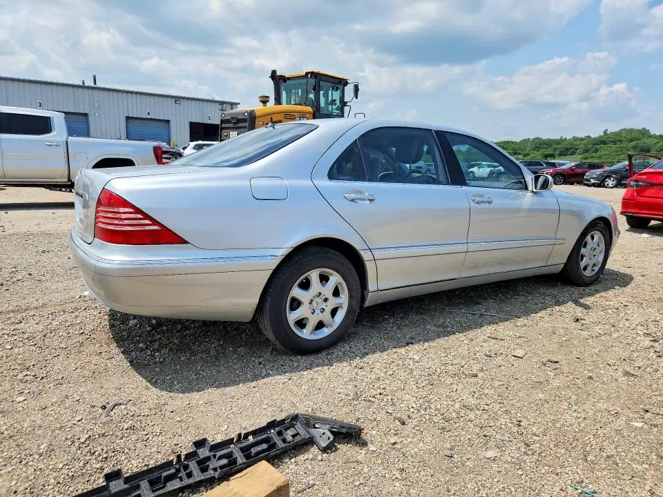 2000 MERCEDES-BENZ S VIN WDBNG75J7YA106400 фото 4