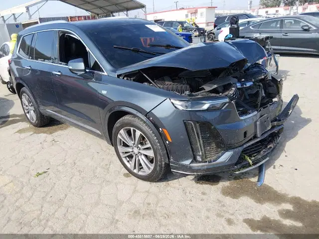 1GYKPCRS0LZ157578 — 2020 Cadillac XT6 Fwd Premium Luxury, Front End, фото до ремонта