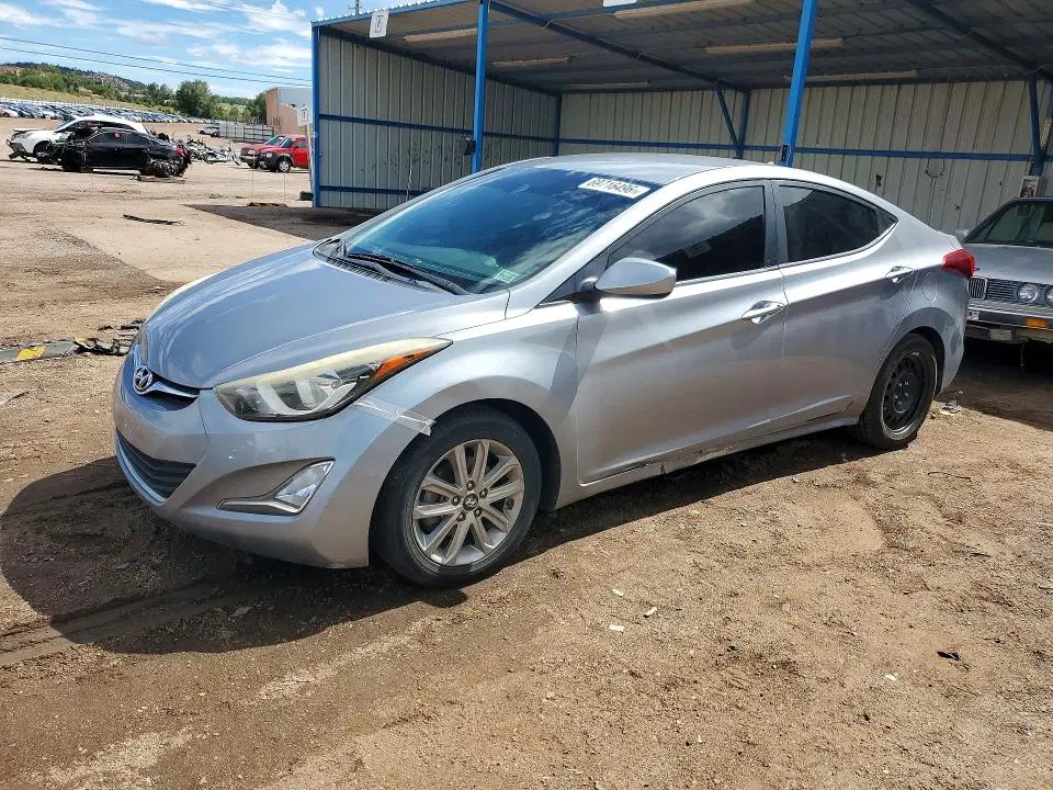 5NPDH4AE1FH597084 — 2015 Hyundai Elantra, Передняя часть (Front End), фото до ремонта
