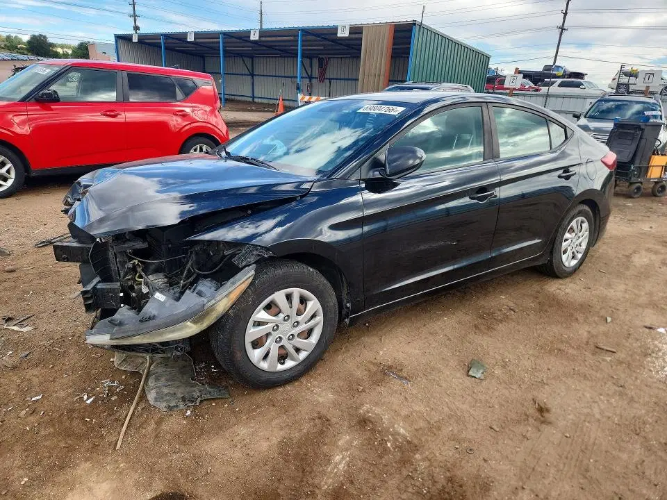 KMHD74LF9JU505335 — 2018 Hyundai Elantra, FRONT END, фото до ремонта