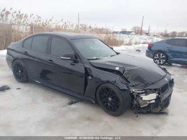WBA3B9C58FP705046 — 2015 BMW 335 XI, Front, фото до ремонта