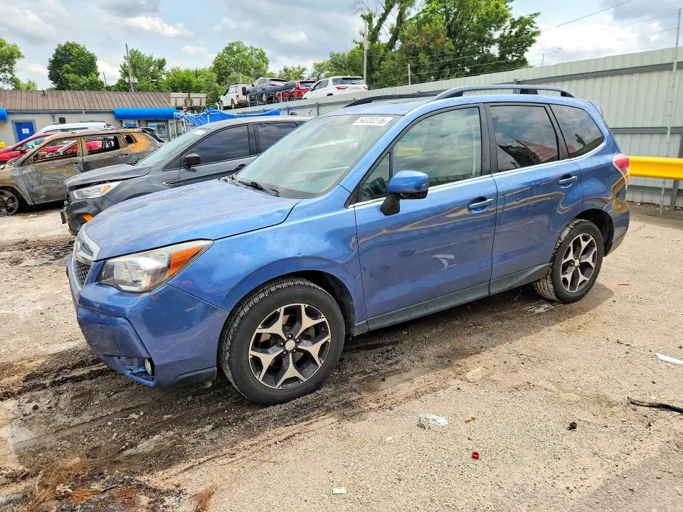 JF2SJGDC5FH820329 — 2015 Subaru Forester, Град (Hail), фото до ремонта