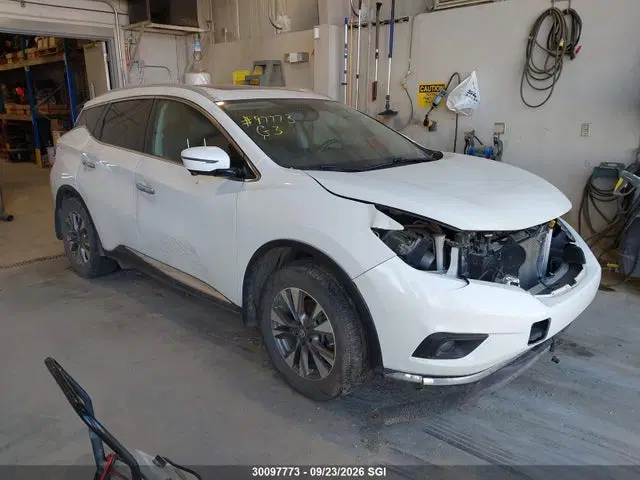 5N1AZ2MH1JN106155 — 2018 Nissan Murano S/sl/sv/platinum, Theft, фото до ремонта