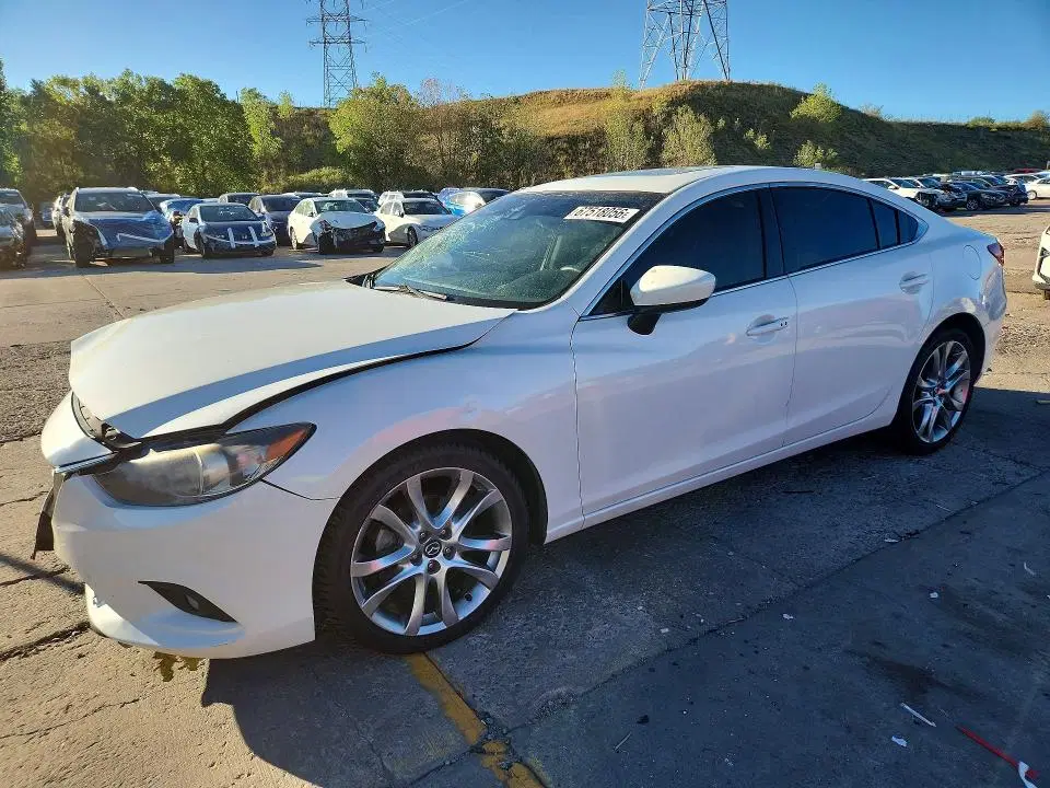 JM1GJ1W69E1140191 — 2014 Mazda 6, Side, фото до ремонта