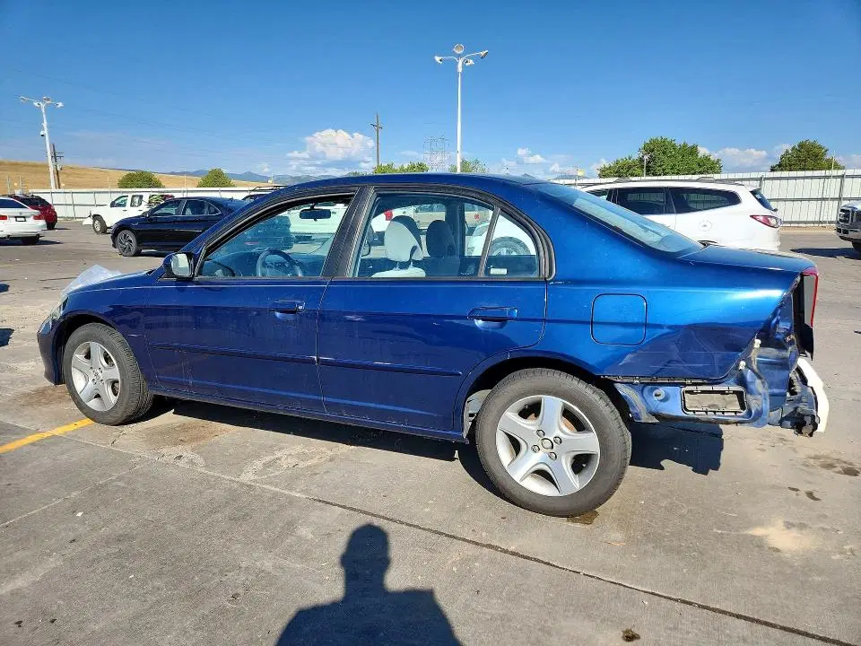 2005 HONDA CIVIC VIN 1HGES26775L006983 фото 2