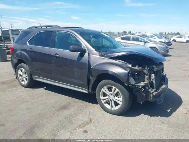 1GNALCEK6FZ123255 — 2015 Chevrolet Equinox 2LT, Front End, фото до ремонта