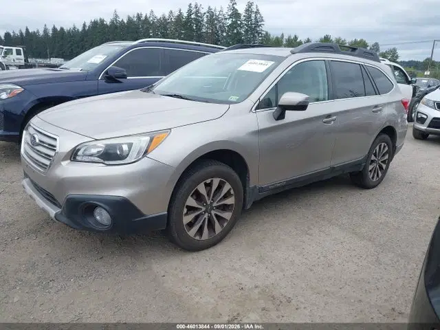 2017 Subaru Outback 3.6r Limited VIN 4S4BSENC7H3249355 фото 2