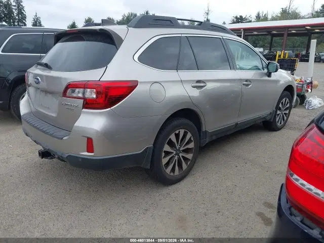 2017 Subaru Outback 3.6r Limited VIN 4S4BSENC7H3249355 фото 4