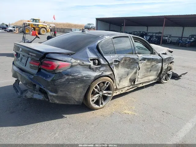 2021 BMW M550i Xdrive VIN WBA13BK06MCF93615 фото 4