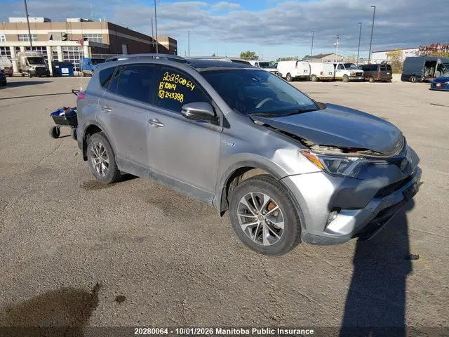JTMRJREV5JD243388 — 2018 Toyota RAV4 LE Hybrid, Front, фото до ремонта