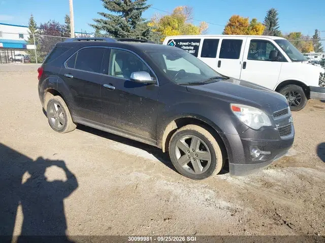 2GNFLHE37E6375568 — 2014 Chevrolet Equinox LTZ, Left Side, фото до ремонта