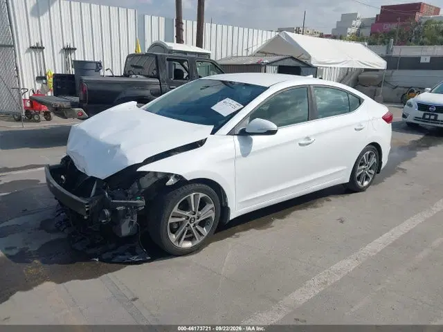 2018 Hyundai Elantra Limited VIN 5NPD84LF4JH268491 фото 2
